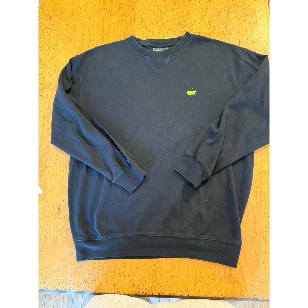 Masters Collection Black Crewneck Sweatshirt Large Augusta National Golf